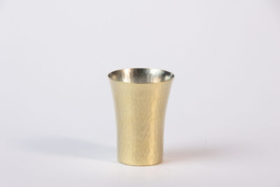 真鍮 朝顔型ぐい呑