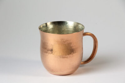 銅 丸型ビアジョッキ