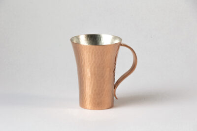 銅 手付き朝顔型ぐい呑